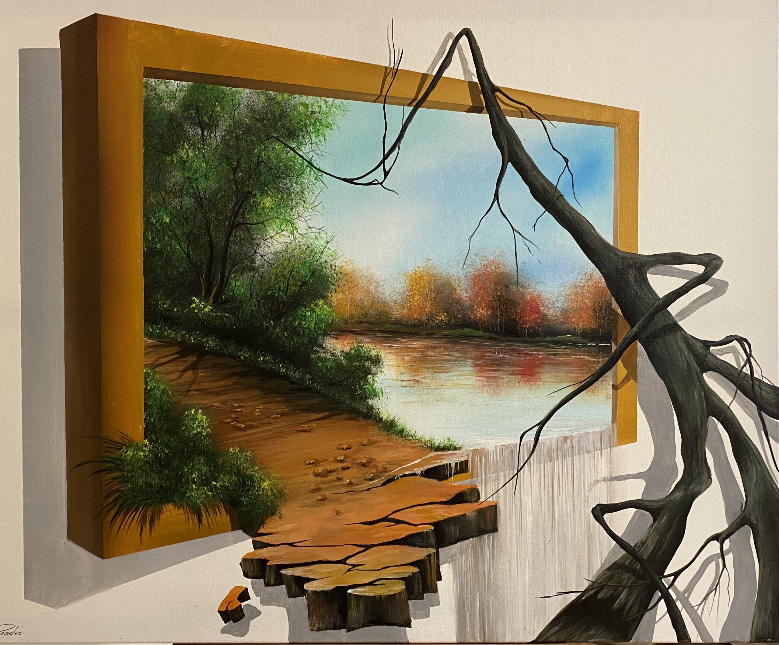 3d paintings of nature